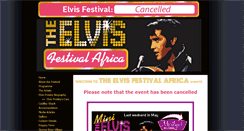 Desktop Screenshot of elvisfestival.co.za