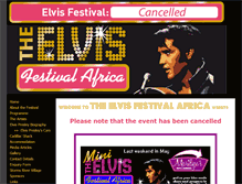Tablet Screenshot of elvisfestival.co.za